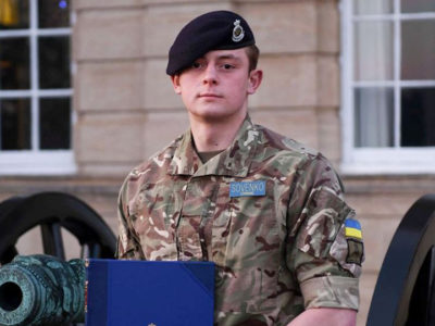 Український курсант – кращий іноземний випускник Королівської академії сухопутних військ у Британії  