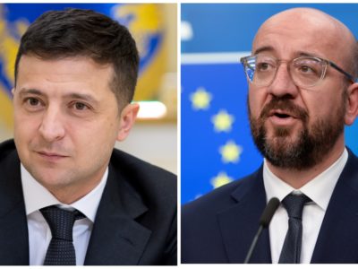 Президент і глава Євроради обговорили санкції проти РФ та ситуацію на Донбасі  