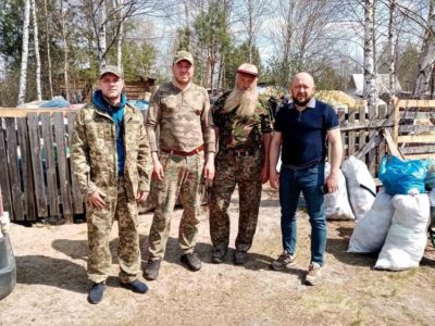 Волонтери «Бучанської варти» вже втретє надали допомогу для постраждалих від пожеж на Житомирщині  