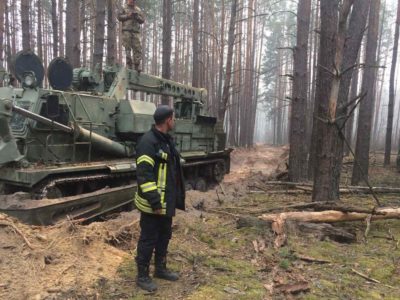На Житомирщині та у Чорнобильській зоні рятувальники зупинили поширення вогню  