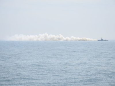 У ВМС ЗС України перевірили спроможності нового артилерійського катера  