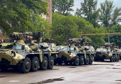 Українському війську передали чергову партію бронетранспортерів БТР-4Е