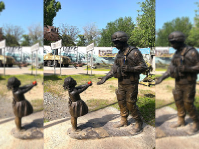 Історія і сучасність скульптурної композиції «Вдячність»,  або Як дніпряни шанують тих, хто їх захищає  