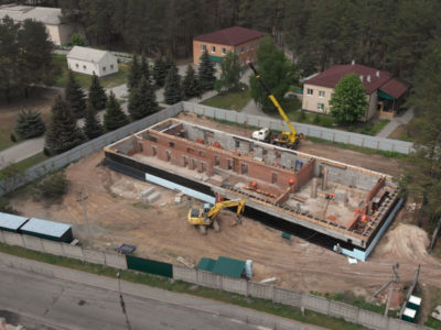 У Святогірську триває будівництво центру реабілітації для учасників АТО/ООС  