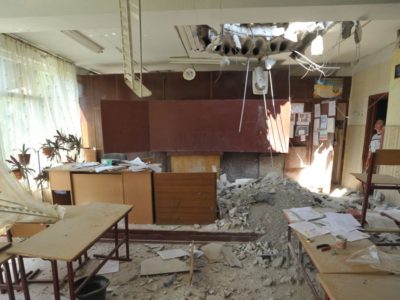 ЄС: «З моменту російської агресії близько 750 навчальних закладів на Донбасі зазнали руйнувань»