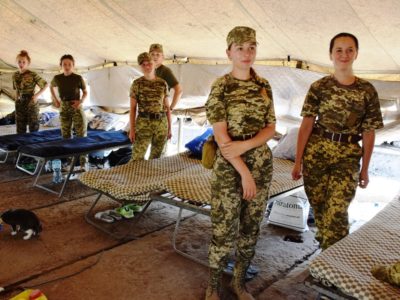 Тривають збори офіцерів запасу Військової академії Одеси  