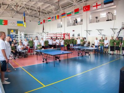 На Дніпропетровщині відбулися спортивні змагання з настільного тенісу для ветеранів війни