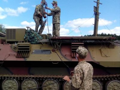 В Оперативному командуванні «Захід» визначили найкращий екіпаж станції радіоперешкод  