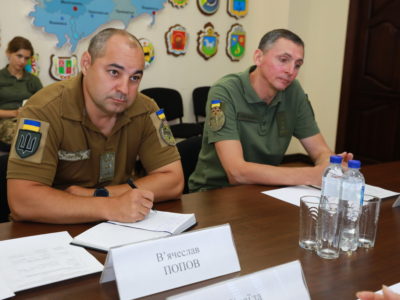 Посилення співпраці та координацію дій обговорили обласна влада Запоріжжя та офіцери Генштабу й Командування Об’єднаних сил ЗСУ