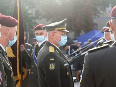 Вище військове керівництво Збройних Сил взяло участь в урочистостях з нагоди 29-ї річниці Дня Незалежності України