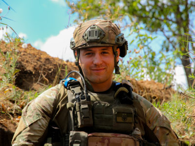 Ротний Дмитро Яремків з передової  