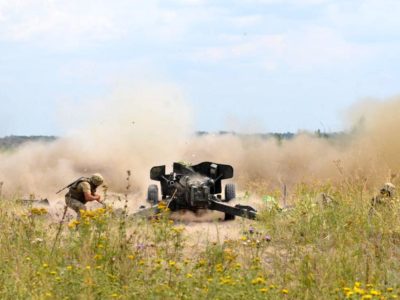 Артилеристи тренувалися у знищенні умовного противника
