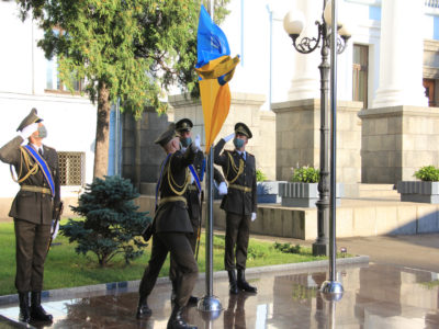 У Міністерстві оборони відбулася урочиста церемонія підняття Державного Прапора України  