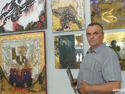 Картини загиблого воїна дописав його батько-художник  