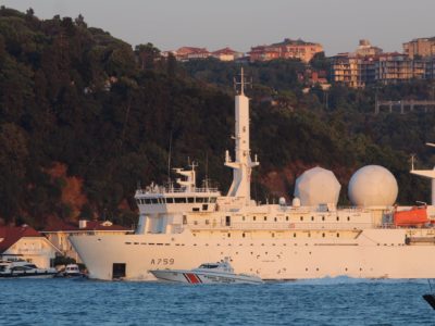 До Чорного моря увійшов розвідувальний корабель Франції  