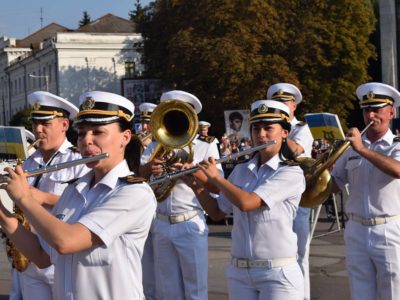 Марш ВМС України звучав і на Арбаті  