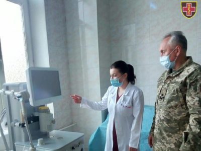 Командувач Медичних сил відвідав перший стаціонарний військовий госпіталь, що був створений на Донбасі