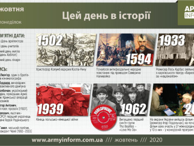 5 жовтня. Цей день в історії