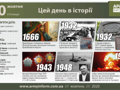 10 жовтня. Цей день в історії