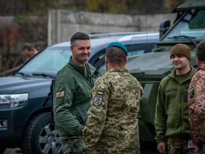 Район операції Об’єднаних сил відвідали представники корпусу морської піхоти США  