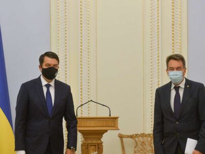 Дмитро Разумков обговорив ситуацію на Донбасі з президентом Міжнародного Комітету Червоного Хреста
