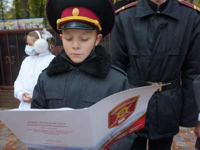 Вихованці військового ліцею імені Володимира Великого одягли кадетські погони