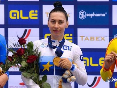 Велосипедистка старшина Олена Старікова – чемпіонка Європи у вправі кейрін  