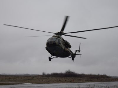 На Полтавщині вертолітники успішно завершили поточний рік двома льотними змінами  