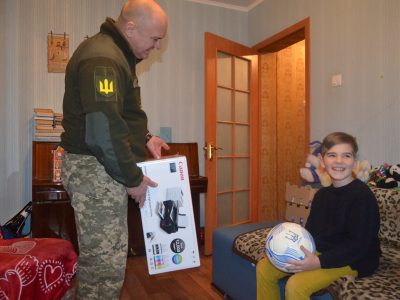 Військові не забувають про дітей загиблих на Сході України побратимів  