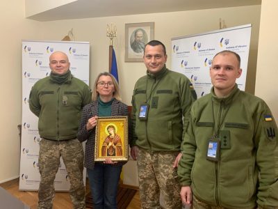 У Посольстві України в Республіці Північна Македонія привітали з ротацією новий склад українських військових