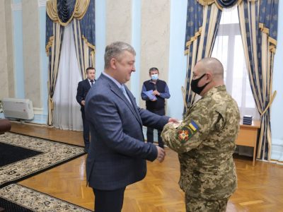 З нагоди професійного свята особовий склад режимно-секретних органів отримав відомчі відзнаки Міністерства оборони України  