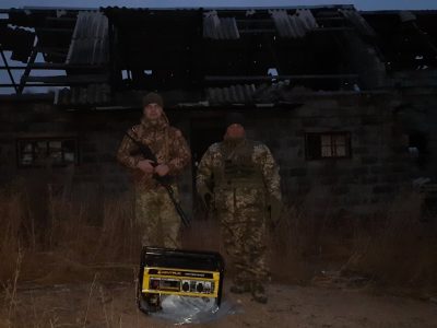 Крижопільці передали допомогу на передову своїм землякам  