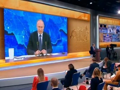 Росія не залишить (у спокої) Донбас — Путін на пресконференції-2020  