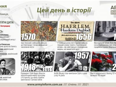 8 січня. Цей день в історії  