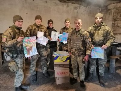 Школярам із Херсонщини передали щиру подяку від воїнів з передової  