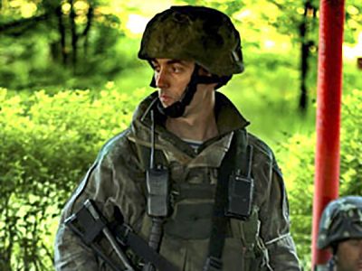 Одеські курсанти відвідали матір загиблого під Слов’янськом легендарного комбата, Героя України Тараса Сенюка  