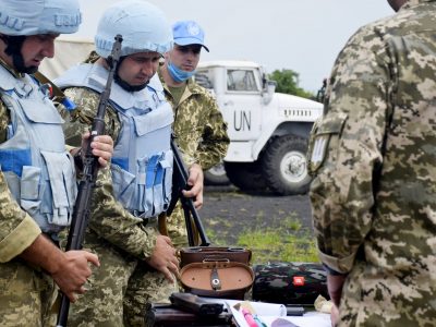 Українські миротворці вправлялись у швидкісній стрільбі  