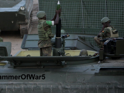В Уганді БМП-1 перетворили на самохідний 120-мм міномет  