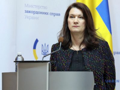 Діюча голова ОБСЄ, міністерка закордонних справ Швеції Анн Лінде здійснить візит до України  
