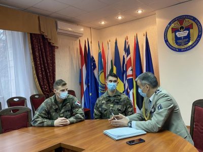 Французькі курсанти розпочали стажування у Військовому інституті КНУ імені Тараса Шевченка  