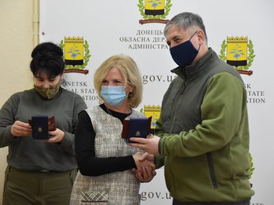 У районі ООС Ігор Старобінський нагородив відомчими відзнаками найкращих військовослужбовців