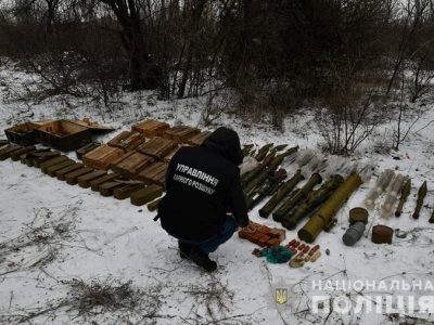 На Луганщині виявили схрон з боєприпасами незаконних збройних формувань