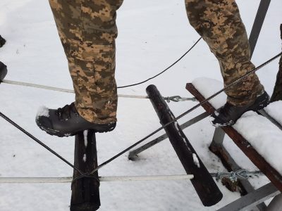 Підрозділи Військової служби правопорядку Збройних Сил протестували нові зразки зимового взуття  