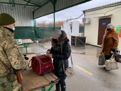 Щодо роботи КПВВ у районі проведення операції Об’єднаних сил за тиждень