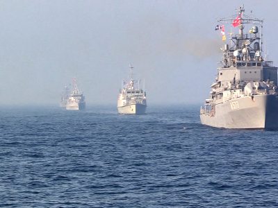 Українські ВМС провели тренування типу PASSEX із кораблями Постійної морської протимінної групи НАТО № 2  
