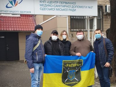 Ветерани АТО/ООС Одещини активно вакцинуються від Covid 19