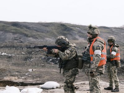 В ОТУ «Схід» тренувалися стріляти по малорозмірних нерухомих цілях  