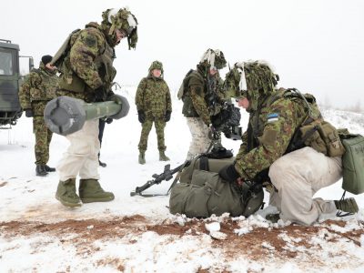 Естонські армійці вперше протестували протитанковий ракетний комплекс Spike  