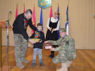 Як вітали добровольців у Будинку офіцерів Збройних Сил України  