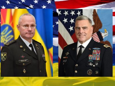 Головнокомандувач ЗСУ поінформував Голову комітету начальників штабів США про поточну безпекову ситуацію в Україні